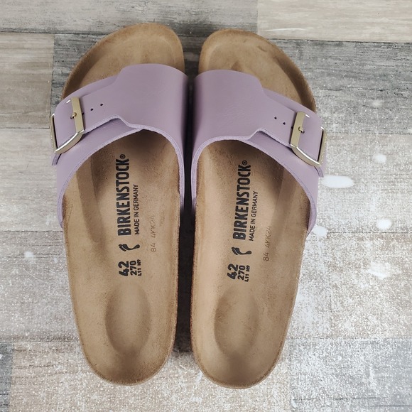 Birkenstock Catalina Womens Sandals Sz 11 Narrow Faded Purple Birko Flor - Picture 4 of 12